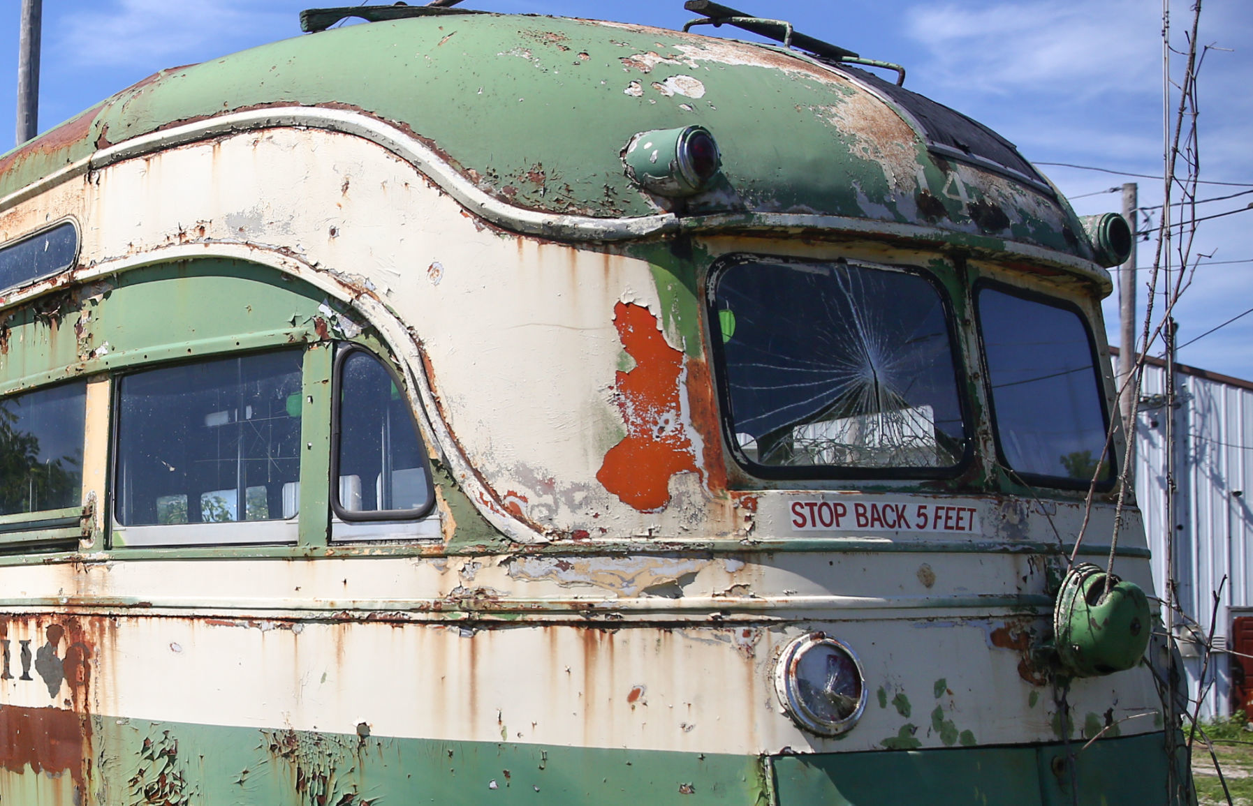 Iowa Trolley Park damage 10